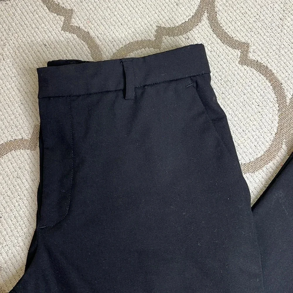 Perry Ellis Portfolio Flex Stretch waist grip black trouser pants, 32x30